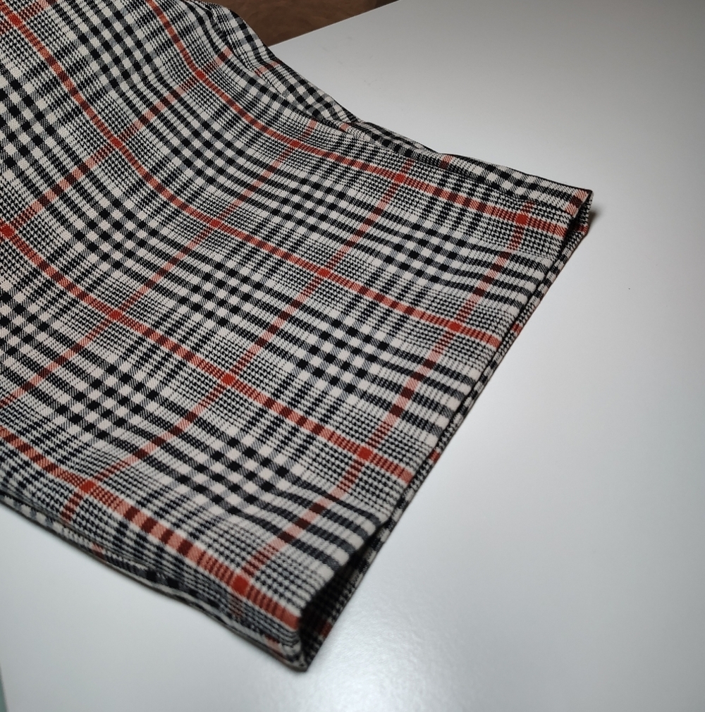 Ava & Viv High Rise Plaid Ankle Pants 26W NWT Plus Size Stretch Work Trousers - Picture 6 of 12